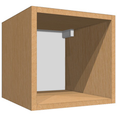 Навесной шкаф без фасада ШН29-30